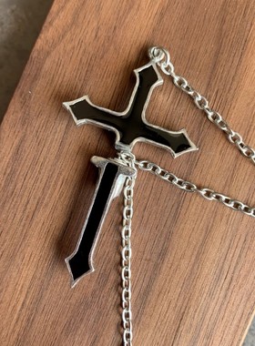 欧美A牌朋克时尚简约个性日韩版十字架耳钉 Alchemy Gothic E280