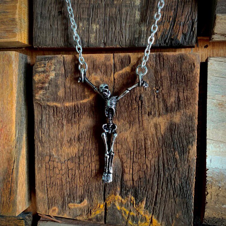 Alchemy Gothic P190 A牌欧美朋克嘻哈街头个性日韩骷髅项链吊坠