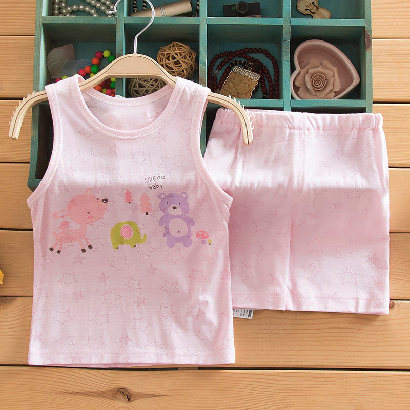 凉爽天丝夏季超薄宝宝背心短裤套装男童女童外出服大码儿童两件套|msdalam kategori Kanak-kanak/Bayi/Keluarga dipasang, menetapkan - dari Buy2taobao.com untuk memberikan perkhidmatan ejen Taobao profesional membeli