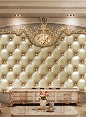 X0882仿软包纹理护板雕花欧式电视沙发墙卧室床头背景墙