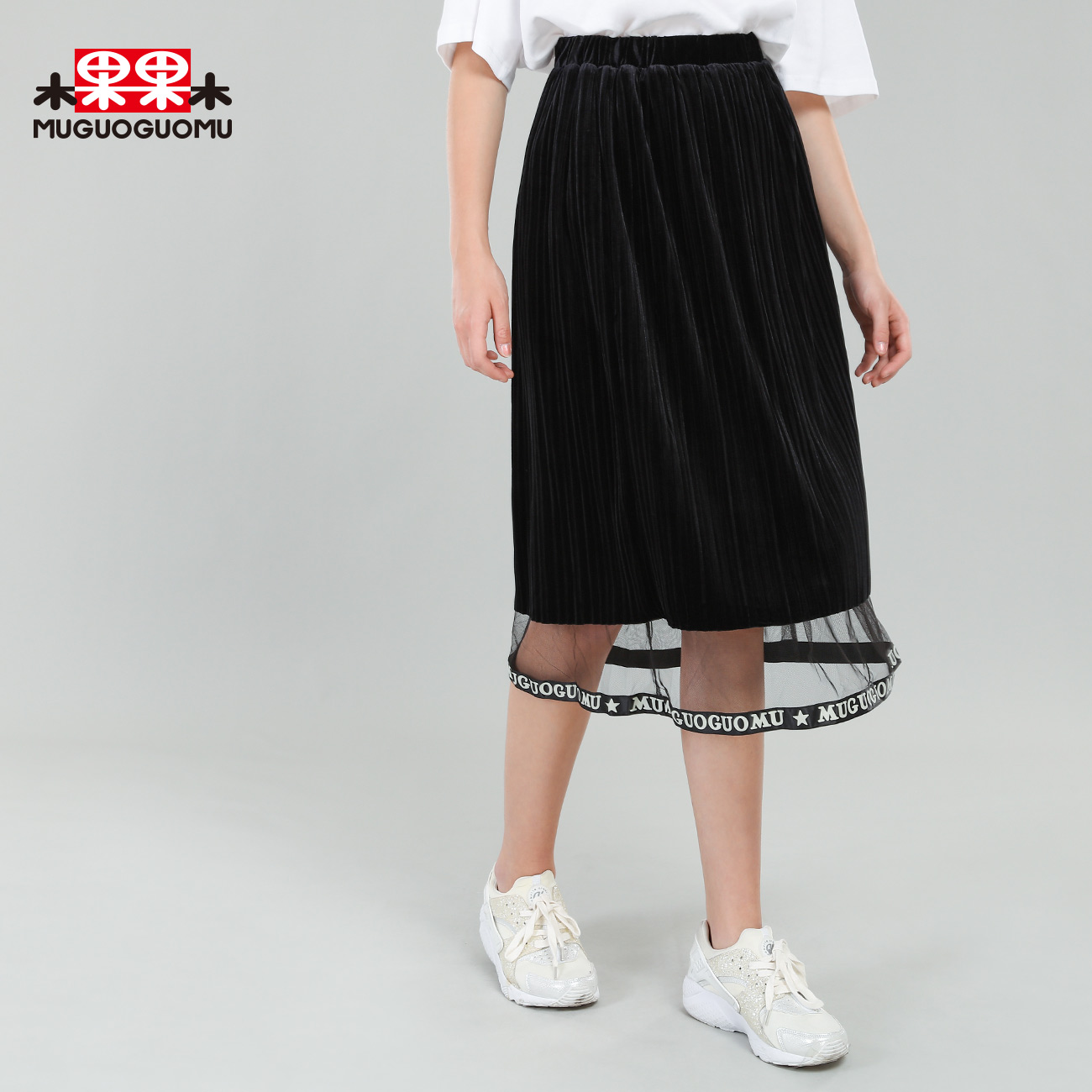 木果果木夏季潮新韩版高腰修身包臀裙半身短裙女商场同款在类目 女装/女士精品, 半身裙中 - 来自Buy2taobao.com提供专业的淘宝代购服务