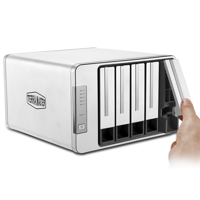铁威马D5-300 5盘RAID磁盘阵列盒 阵列柜 硬盘盒 USB3.0