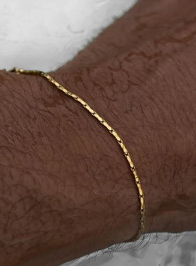 批发韩版钛钢手链网红爆款电线链手链男士情侣女简约时尚性感个性