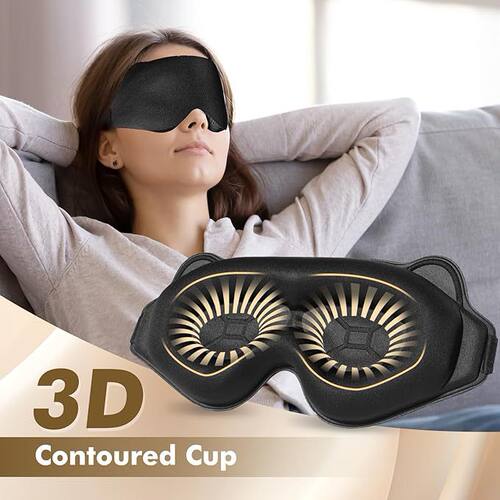 3D Sleep Eye Mask Soft Comfortable Travel Rest Blindfold