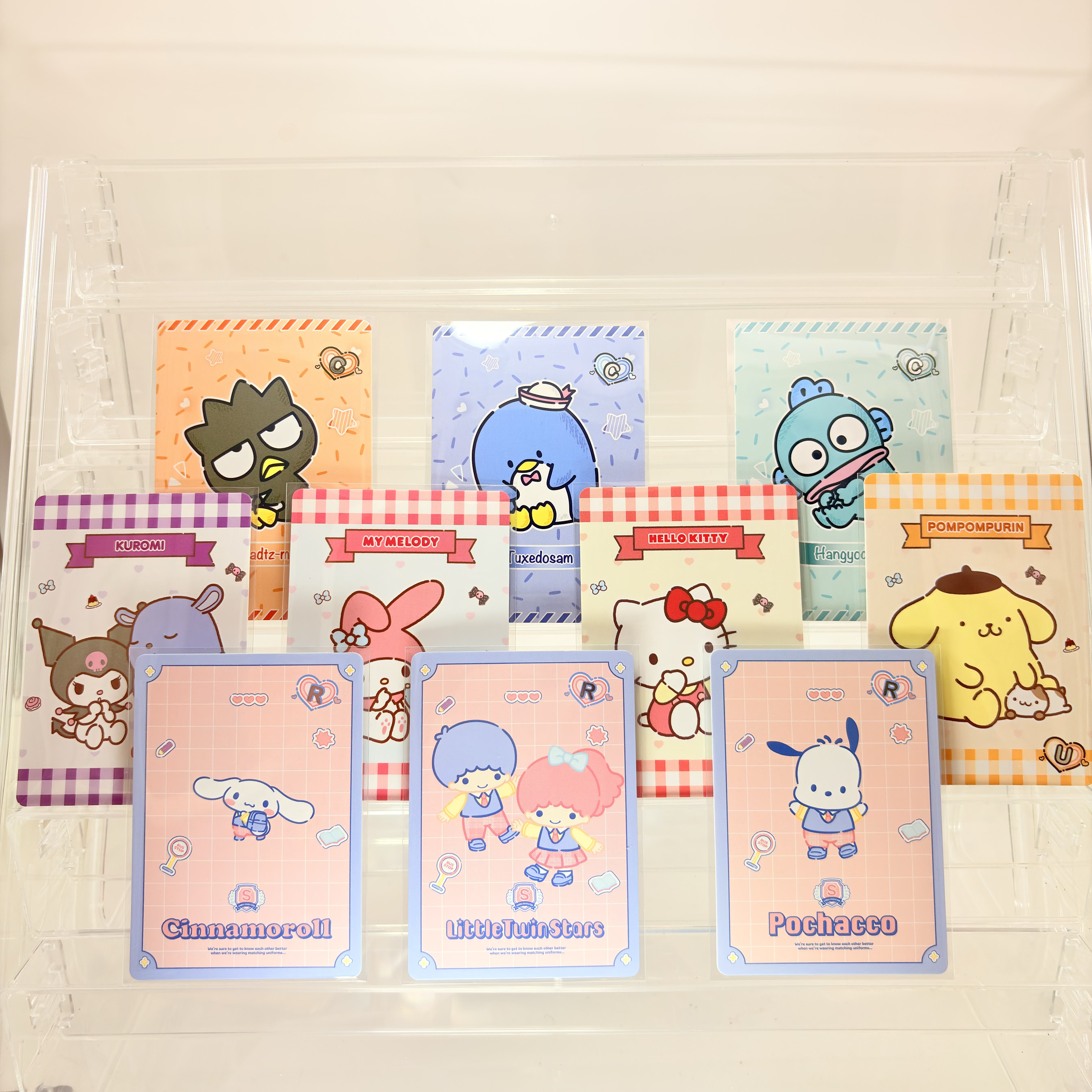 卡卡沃Kakawow三丽鸥家族系列欢乐版收藏卡片基础版C/U/R卡牌全套