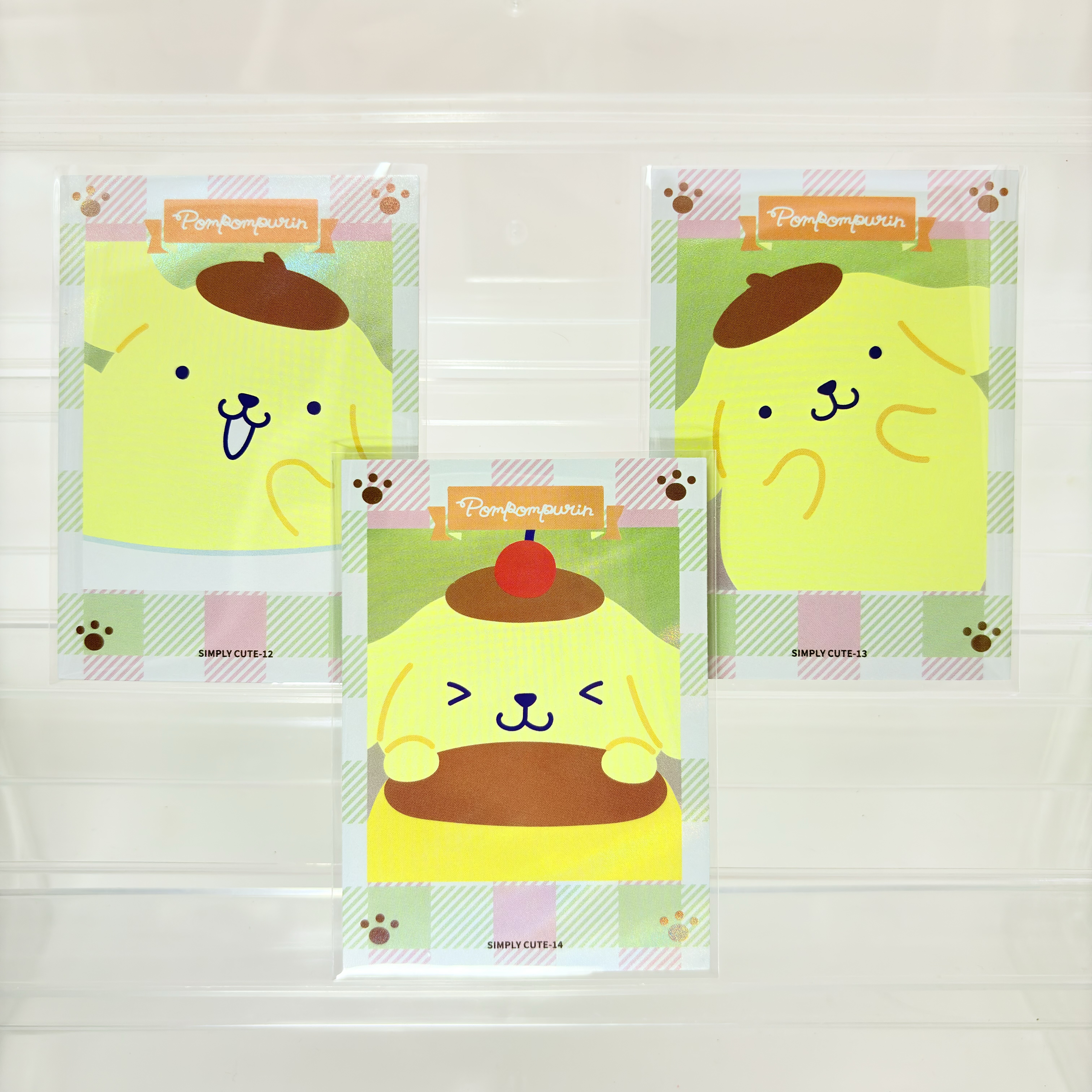 布丁狗卡牌布甸狗卡片Pompompurin Cards三丽鸥小卡Sanrio指定款