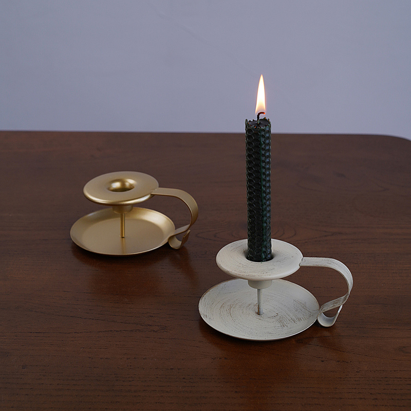 出口欧美经典铁艺做旧古铜色烛光