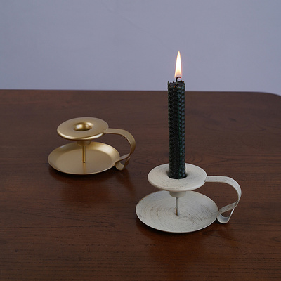 出口欧美经典铁艺做旧古铜色烛光