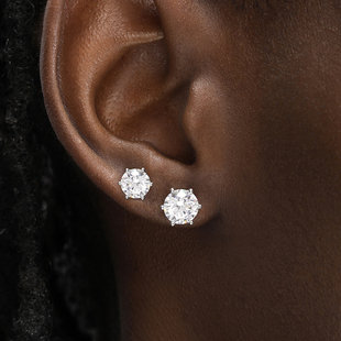 S925纯银锆石耳钉男女嘻哈美式 养耳洞百搭潮流高级感钻石耳饰单只