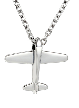 GRGR airplane Pendant飞机吊坠S925纯银项链男嘻哈个性女潮ins