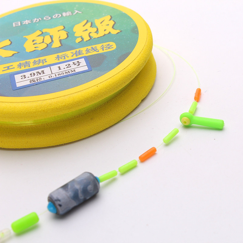 纯手工精绑黑坑野钓主线组成品线组成品钓鱼主线套装