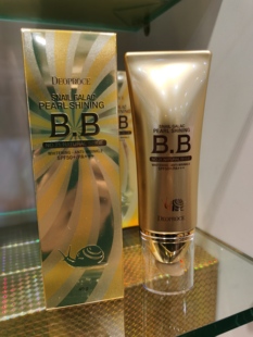 韩国Deoproce迪戈内斯黄金蜗牛珍珠微闪BB霜21号米白色40g