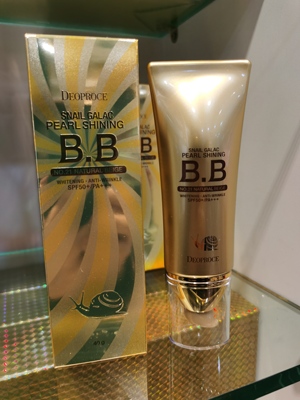 韩国Deoproce迪戈内斯黄金蜗牛珍珠微闪BB霜21号米白色40g