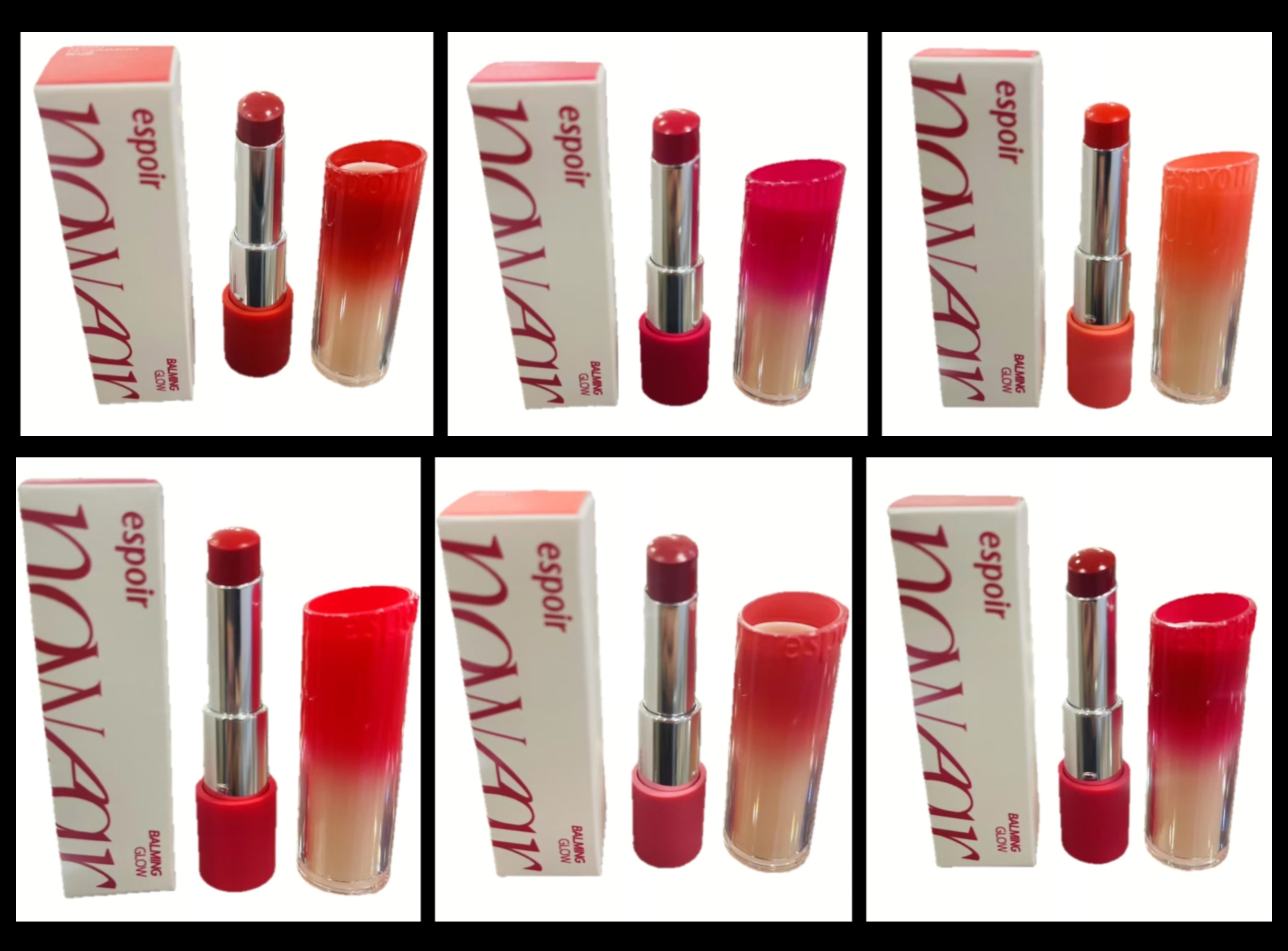 韩国原装正品espoir爱丝泊口红唇膏红色橘色