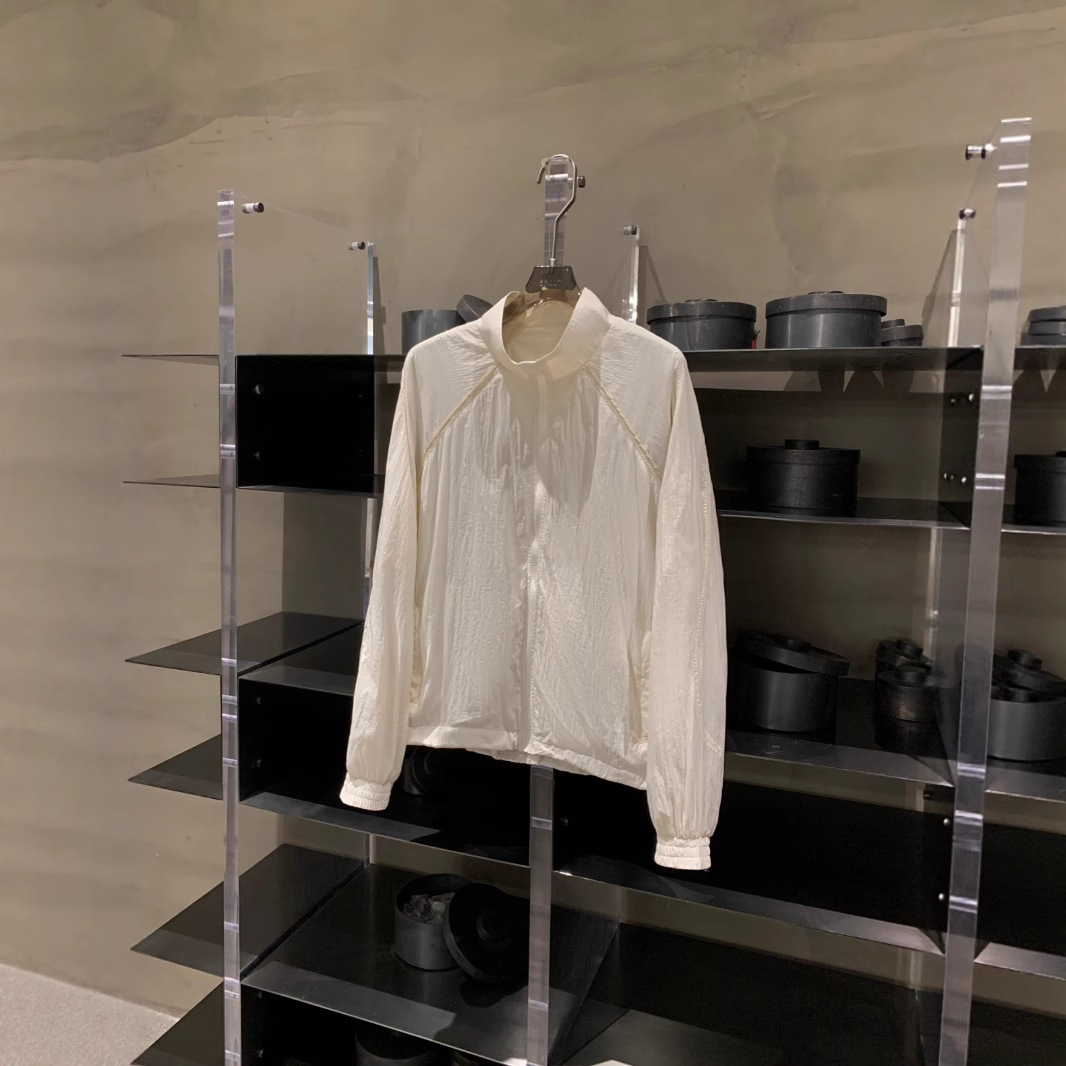 素然轻盈upf50+立领拉链运动夹克健身休闲防晒外套女原纱