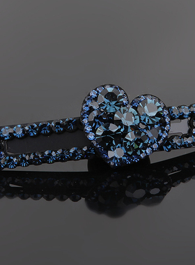 满钻掰掰夹彩钻爱心bb夹奢华闪亮刘海夹侧边夹可爱碎发夹一字夹