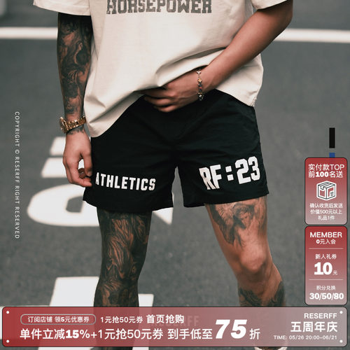 reserff短裤复古美式休闲