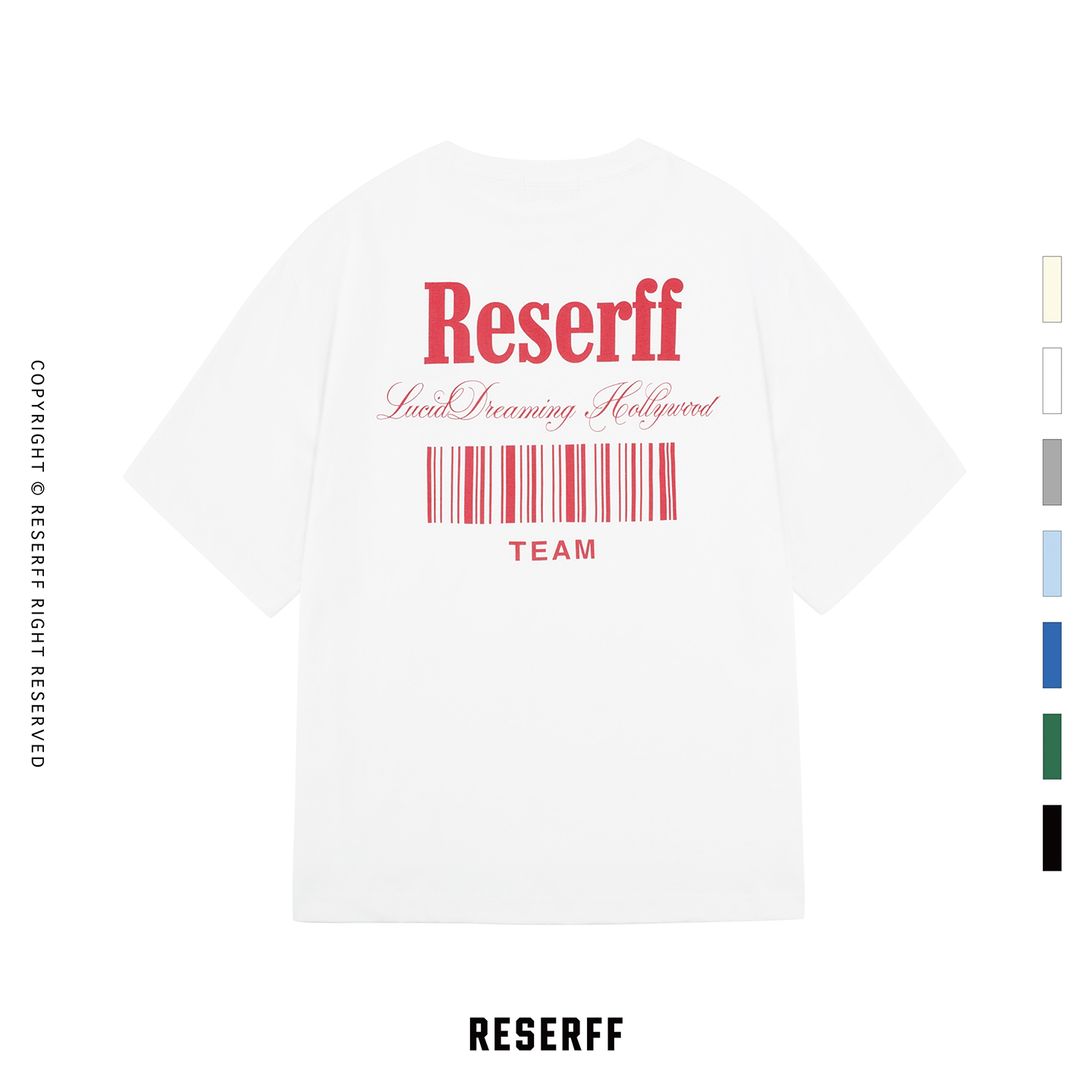 RESERFF·短袖美式条形码