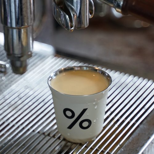 百分号%风格意式浓缩咖啡杯双层