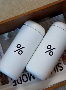 亏本清仓|阿拉比卡Arabica风格咖啡杯%不锈钢随行胶囊车载杯微瑕