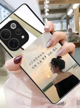 适用vivos50手机壳s30promini玻璃镜子s20化妆镜壳s19镜面壳s16女s15补妆镜s18想要的生活s17