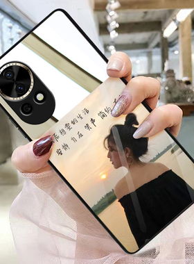 适用华为nova13手机壳玻璃镜子壳nova12pro化妆镜nova11潮个性10se镜面补妆镜nova9女小众女新款保护套