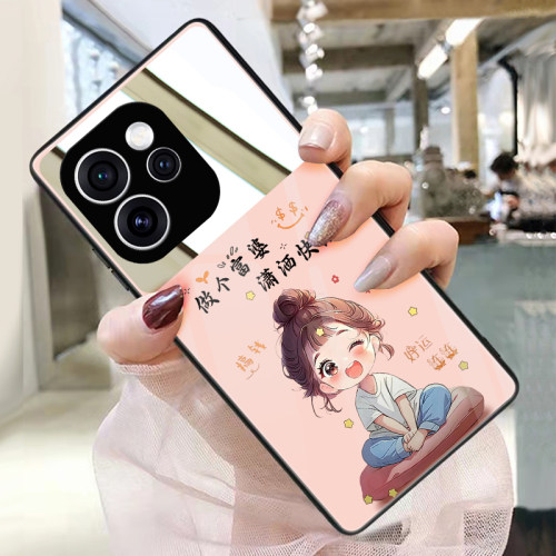 做个富婆适用opporeno15手机壳13玻璃12带镜子11镜面reno14pro来图订制reno9定做个性reno8照片保护套6