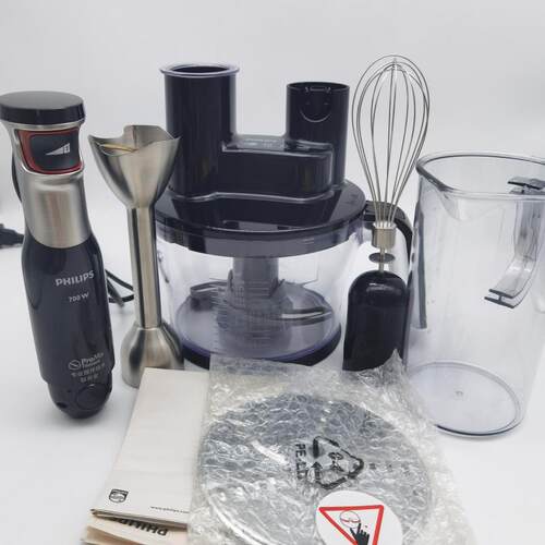 飞利浦手持式多功能料理棒HR1677电动婴儿辅食机打蛋器切片切丝器
