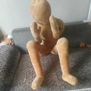 能弯曲定型假人男女朋友娃娃玩具玩偶道具孩子陪睡毛绒宝贝抱枕