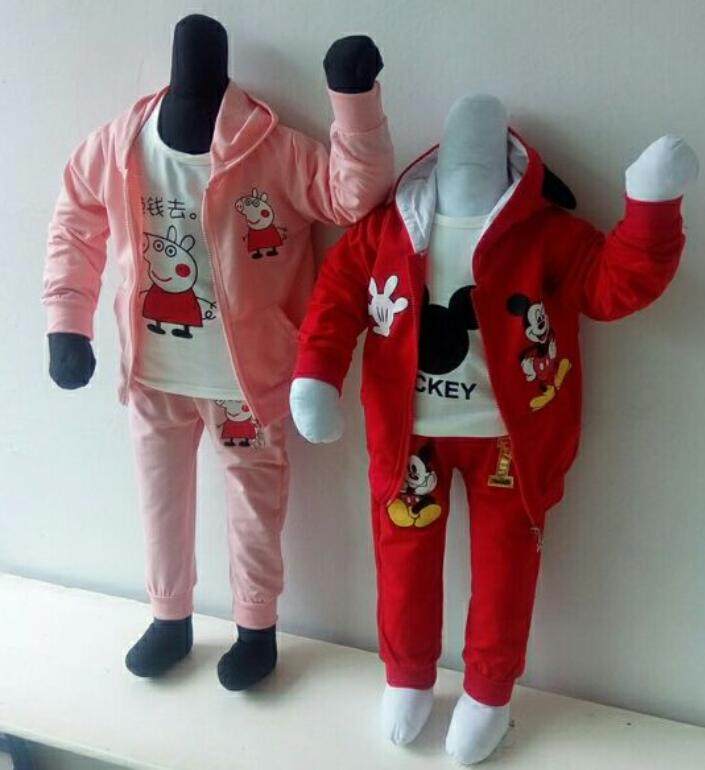 儿童服装店衣架道具童装展示架全身模特架服装店小孩拍摄半身软体