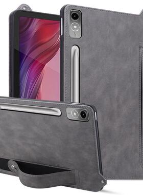 适用于联想小新pad11保护壳2023款PadPro12.7英寸保护套一代Lenovo手托腕带pad2024硅胶Tabm9防摔8寸外壳支架