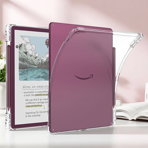 适用KindleScribe保护套11英寸带笔槽kindlescribe10.2保护壳防摔Amazon透明colorsoft亚马逊FireMax硅胶外壳