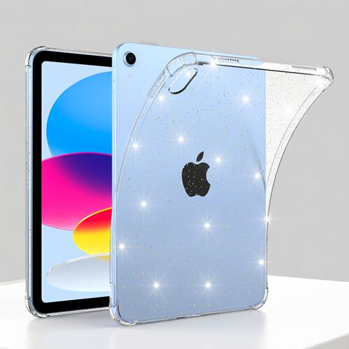 适用苹果iPad11/10保护套第12代气囊防摔2026新款Air8星空闪粉ipadair7平板壳air5透明M4硅胶10.9寸mini6软壳