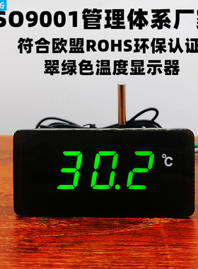 TPM900910电子数显温度显示器高精度探头式水温温度计220V温度计