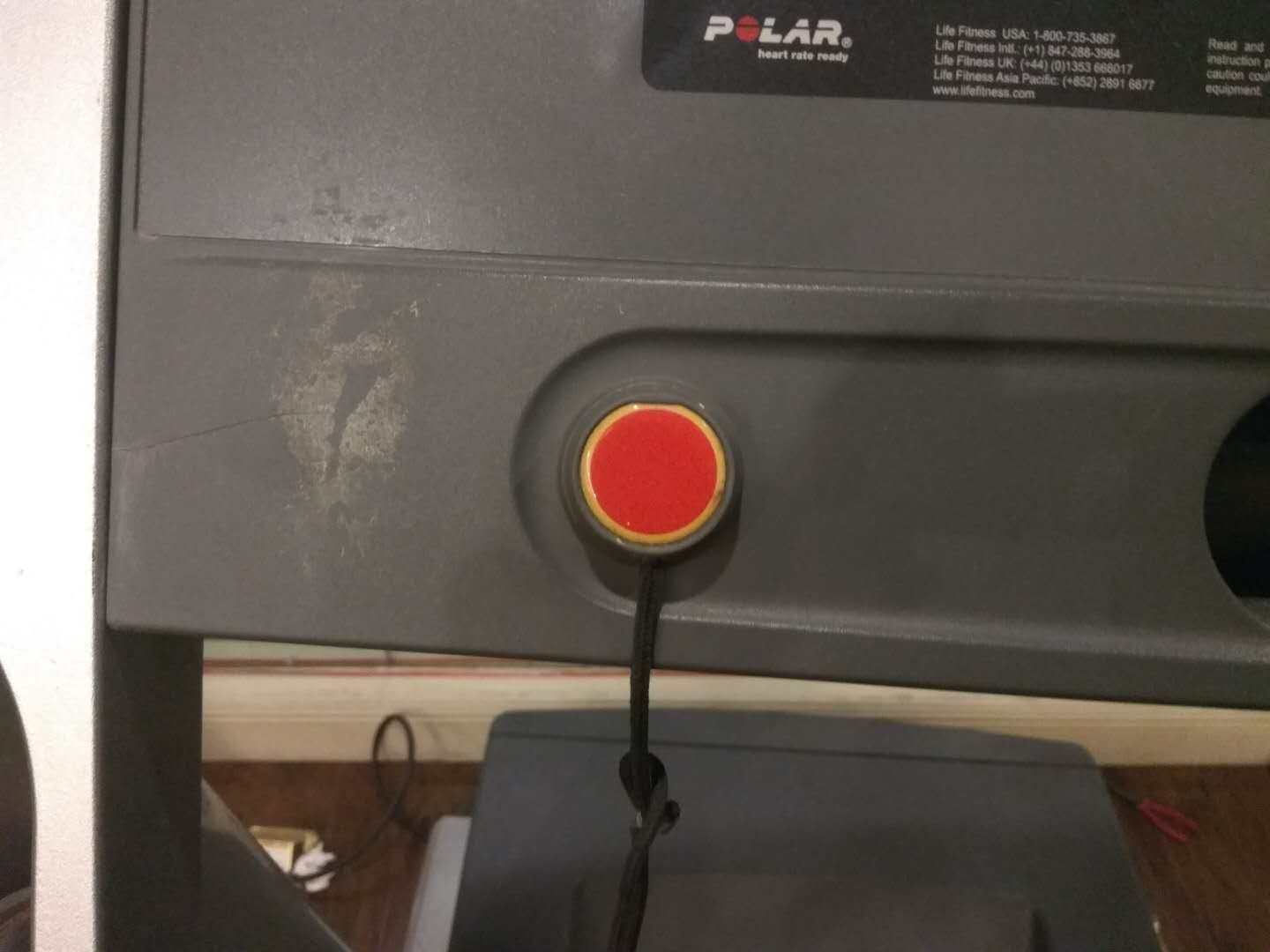 力健跑步机安全锁开关钥匙磁铁扣大型健身器械配件区