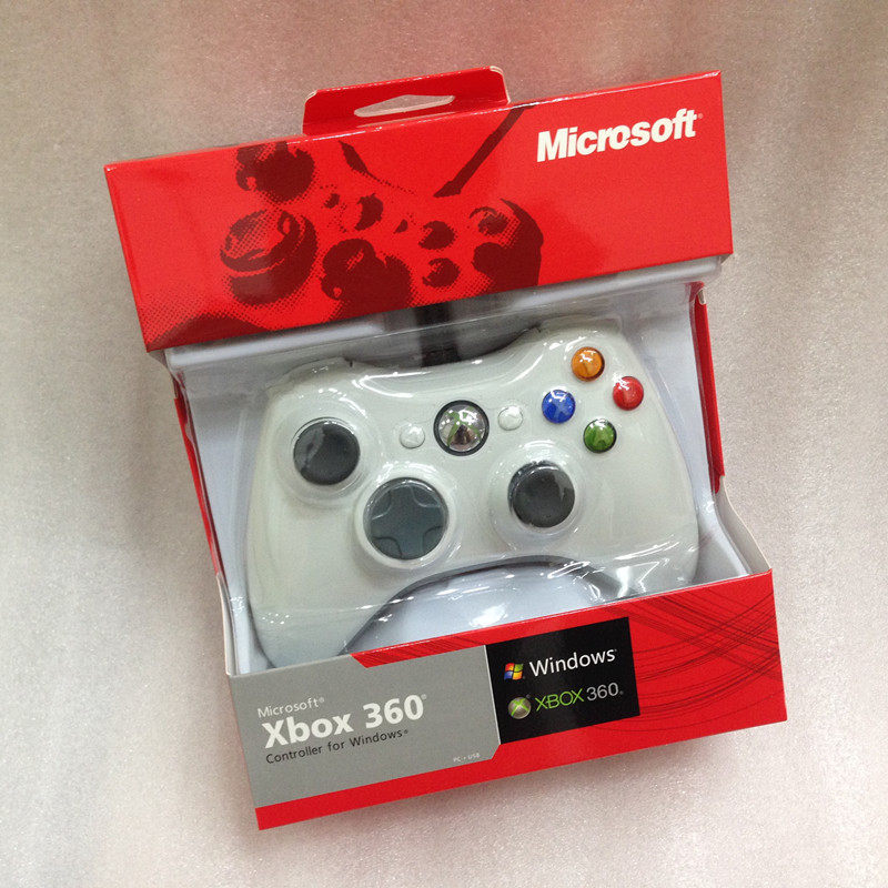 새 제품 MICROSOFT XBOX360 무선 게임 컨트롤러 XBOX360 컴퓨터 USB 유선 컨트롤러 슬림 새 제품