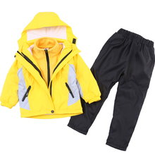 秋冬季小学生校服春秋套装冲锋衣1