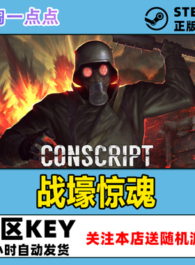 Steam游戏pc正版 战壕惊魂 CONSCRIPT 国区激活码cdkey 现货秒发