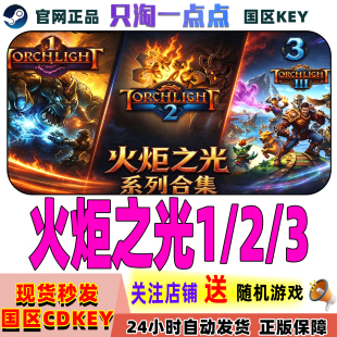 Steam正版国区KEY 火炬之光1/2/3 Torchlight Series 激活码