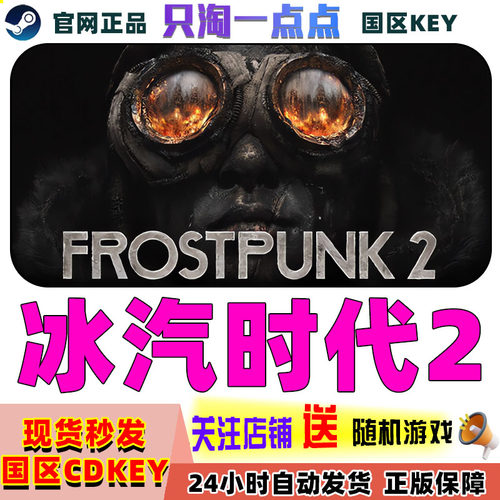 steam游戏冰汽时代2国区激活码