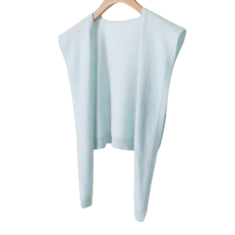 披肩圆领切割线斗篷小披肩100%纯羊绒护针外搭女山羊绒坎肩百搭款,女装/女士精品,毛针织衫,淘宝优惠券,粉丝福利购,淘宝优惠卷