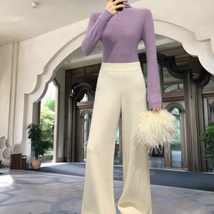 kaiyue春秋贴身好物┋'老友记2.0'真丝羊绒肌理高领针织打底衫