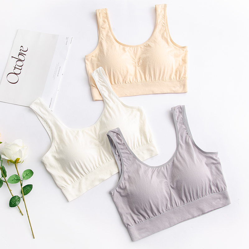 大码抹胸固定杯无钢圈内衣胖MM