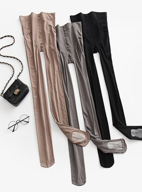 2025春秋丝袜大码防勾丝120D微透肉加档不掉裆加长胖mm200斤高腰