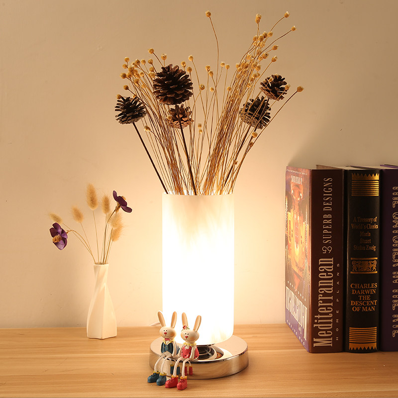 花瓶灯台灯卧室床头灯充电触摸感应调光乔迁灯新婚结婚陪嫁长明灯
