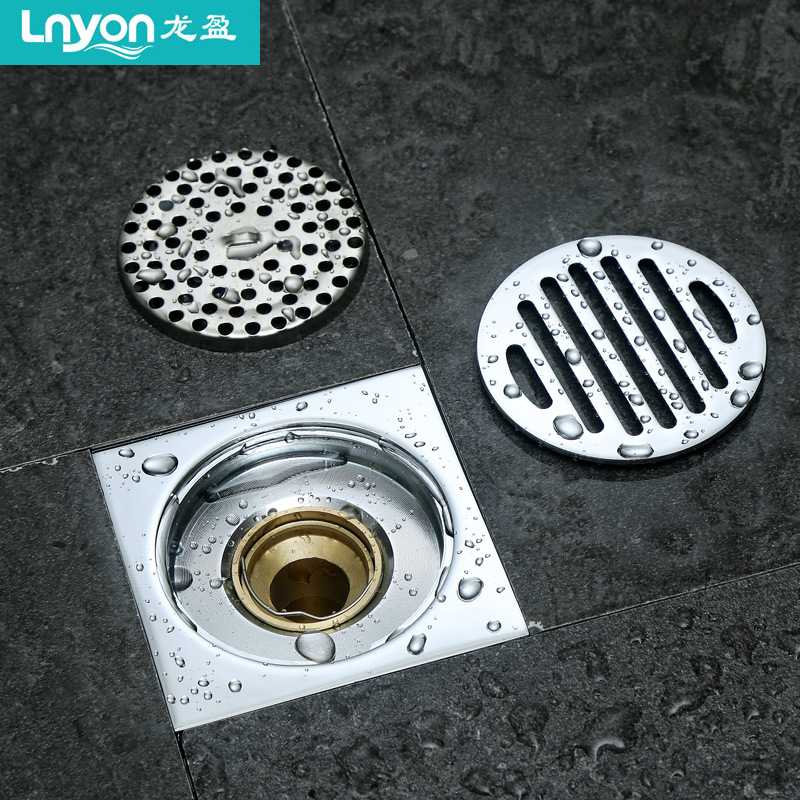 直销不锈钢地漏 两用卫生间厨房阳台洗衣机黄铜自封地漏