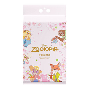 猫约卡通悬挂式洗脸巾一次性棉柔巾抽取式洁面巾