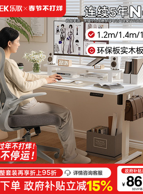 乐歌E2S/E2智能电动升降桌办公书桌实木学习桌电脑桌升降桌腿支架