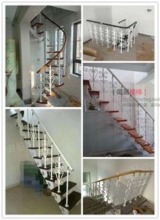 促销 不锈钢碳钢旋转楼梯扶手烤漆立柱配件飘窗阁楼阳台栏杆护栏