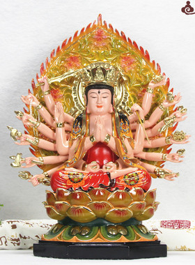 中式风厘米七俱胝佛母准提菩萨